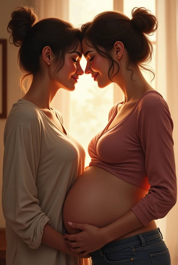 Pregnant lesbian