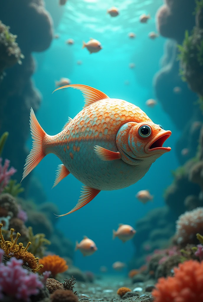 A fish with huge eggs