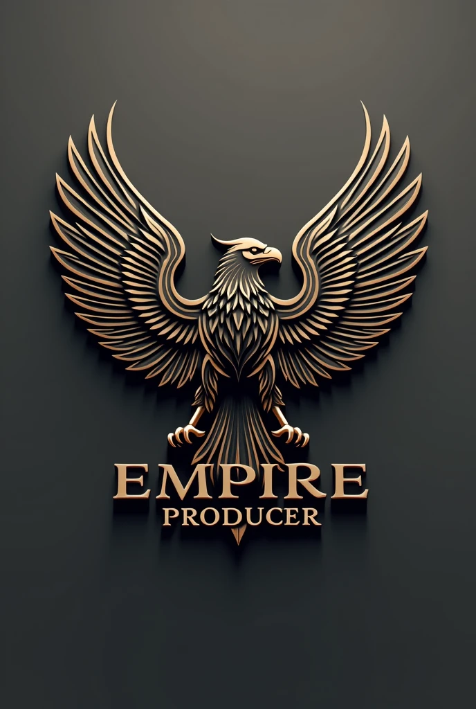 Generate a logo for a profile photo with reference to this word: "Empire Producer" (This logo is for a music company)