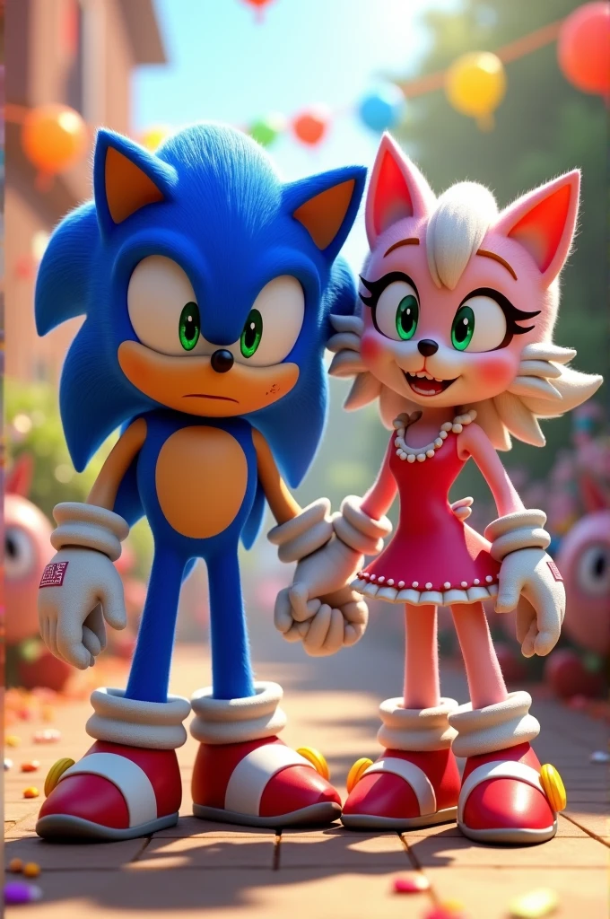 Enzo's birthday party with Sonic and girlfriend