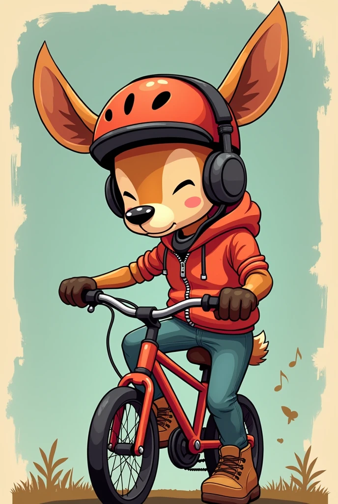 boy, squirrel, furry, bodyfur, blazer, color tights, bottomless, gloves, boots, ride, bicycle, helmet