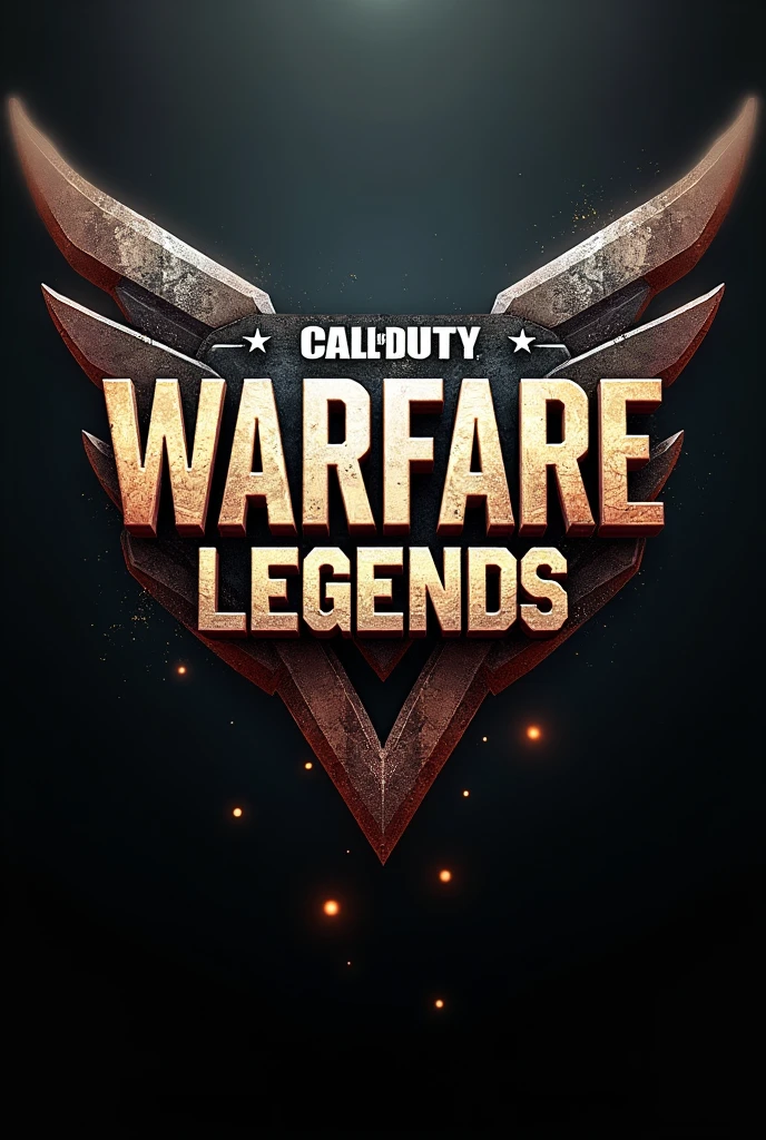 Can you make me an image inspired by Call of Duty Mobile of this name WarfareLegends for a logo?