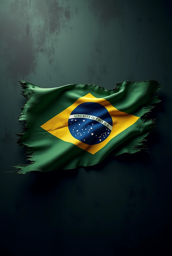 flag of the state of Pará, with rocking effect and darker tones