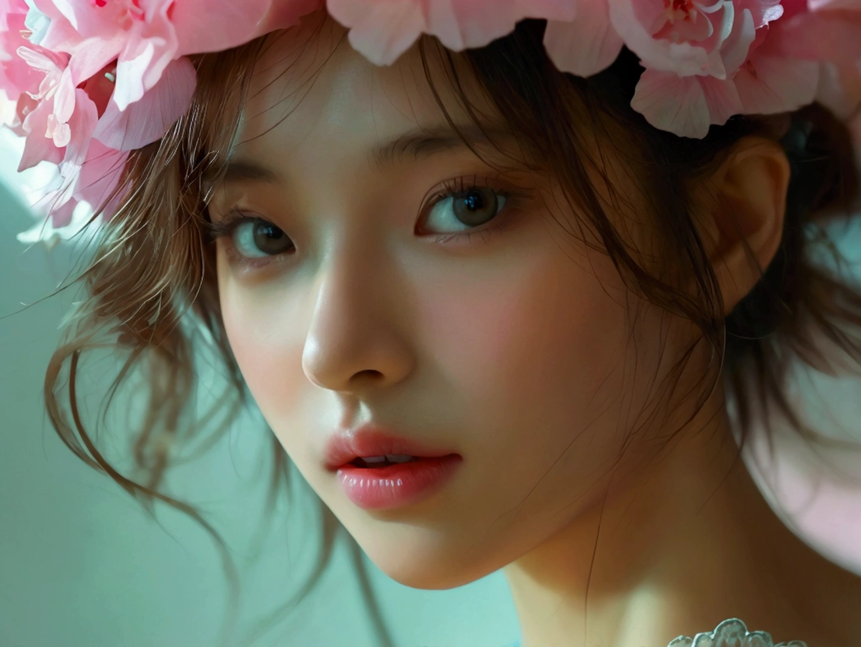 1 girl, woman, masterpiece, best quality, highest quality, natural light, volumetric light, very detailed CG unity 8K wallpaper, highlighted, 8K wallpaper, very detailed, ultra-realistic, realistic, sharp focus, nonsense, (HDR:1.2), (high contrast), photograph, detailed and intricate, instagram, full body portrait, highly detailed, digital painting, art station, concept art, smooth, sharp focus, illustration, (full body:1.3), (just right breasts), completely naked body, beautiful pink nipples, very beautiful vagina
