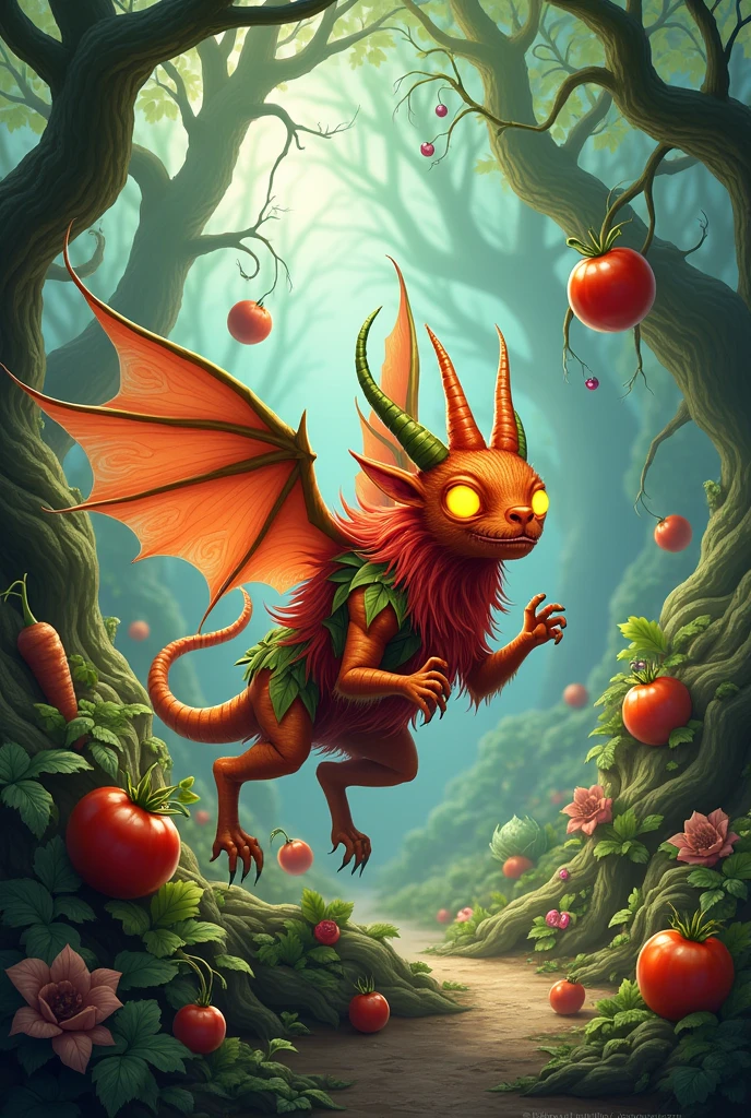 Fruits and vegetables are mythological creatures
