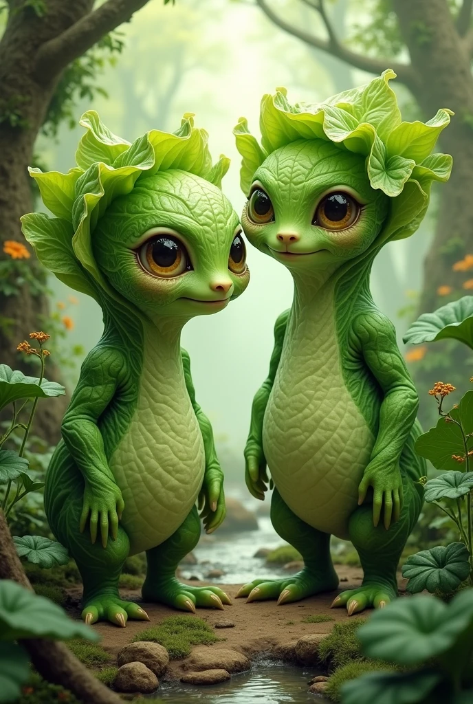 Lettuces are mythological creatures