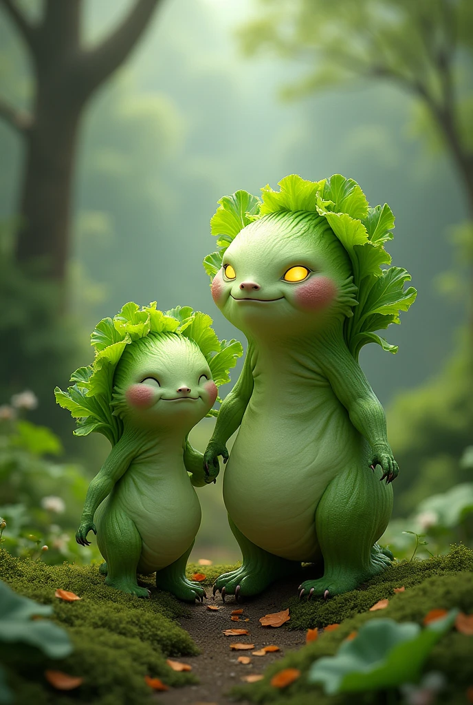 Lettuces are mythological creatures, they are peaceful monsters 