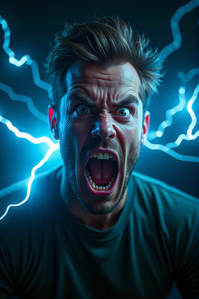A shock man for thumbnail