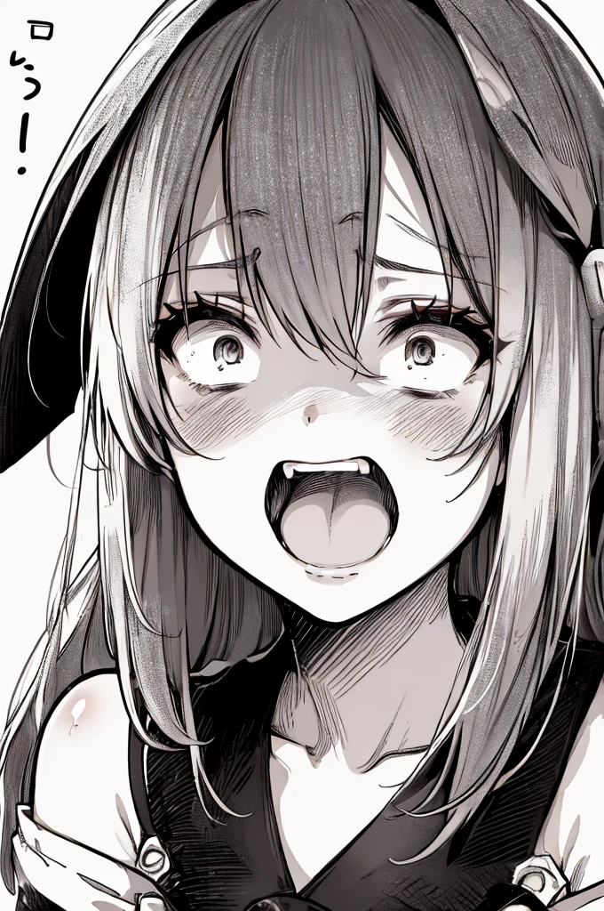 1girl, constricted pupils, :o, face, close-up, 
shimakaze, screaming,, masterpiece, best quality, highly detailed