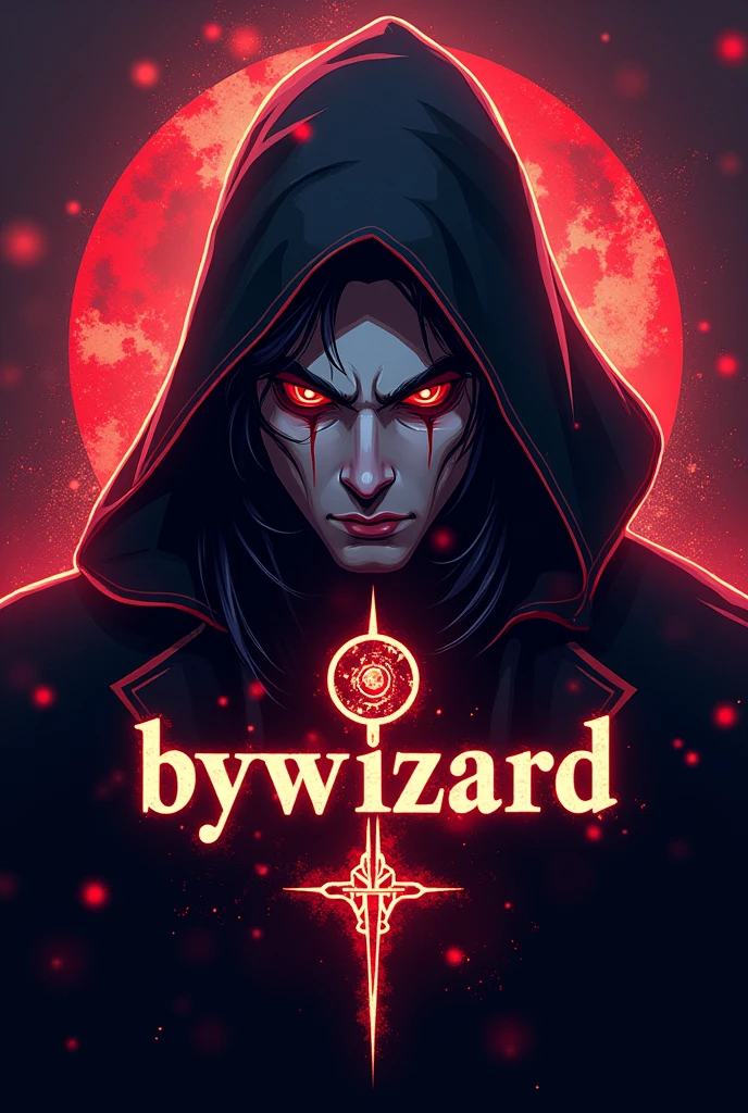 I want a logo for a video game channel, that has a magician as its emblem and the word "bywizard"
It doesn't look like a logo, Also it doesn't have the word "bywizard"
Let it be more like a vector Let it not be whole body, from the head Put the word "bywizard"
I like, Now that it has symbols like those of the character Alucard from the anime Hellsing, add more color.