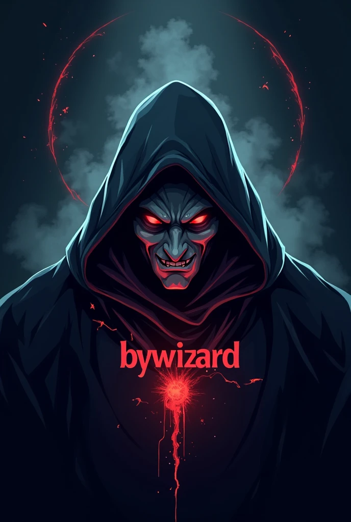 I want a logo for a video game channel, that has a magician as its emblem and the word "bywizard"
It doesn't look like a logo, Also it doesn't have the word "bywizard"
Let it be more like a vector Let it not be whole body, from the head Put the word "bywizard"
I like, Now that it has symbols like those of the character Alucard from the anime Hellsing, give me another example.