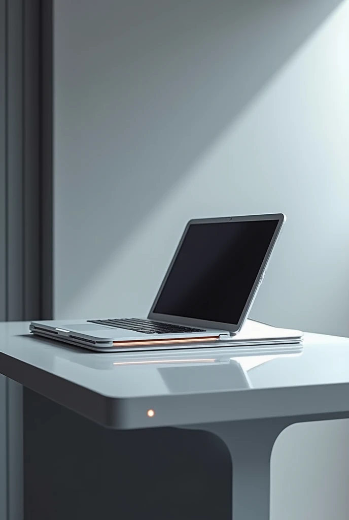 Futuristic Laptop
Clean minimal set-up
