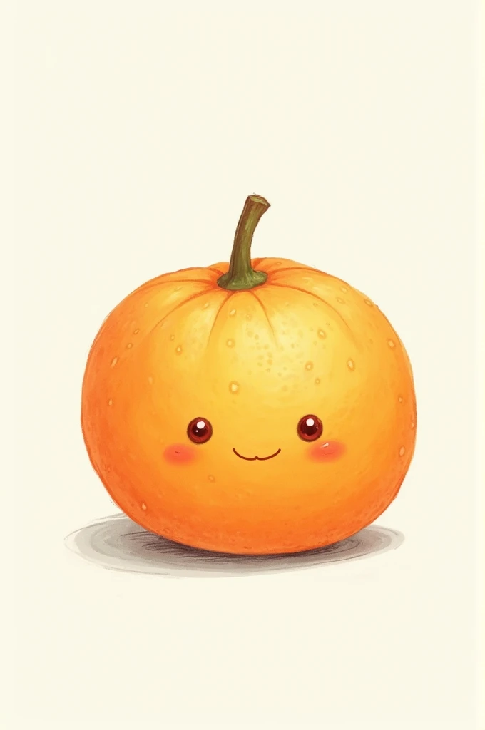 Drawing of a little orange