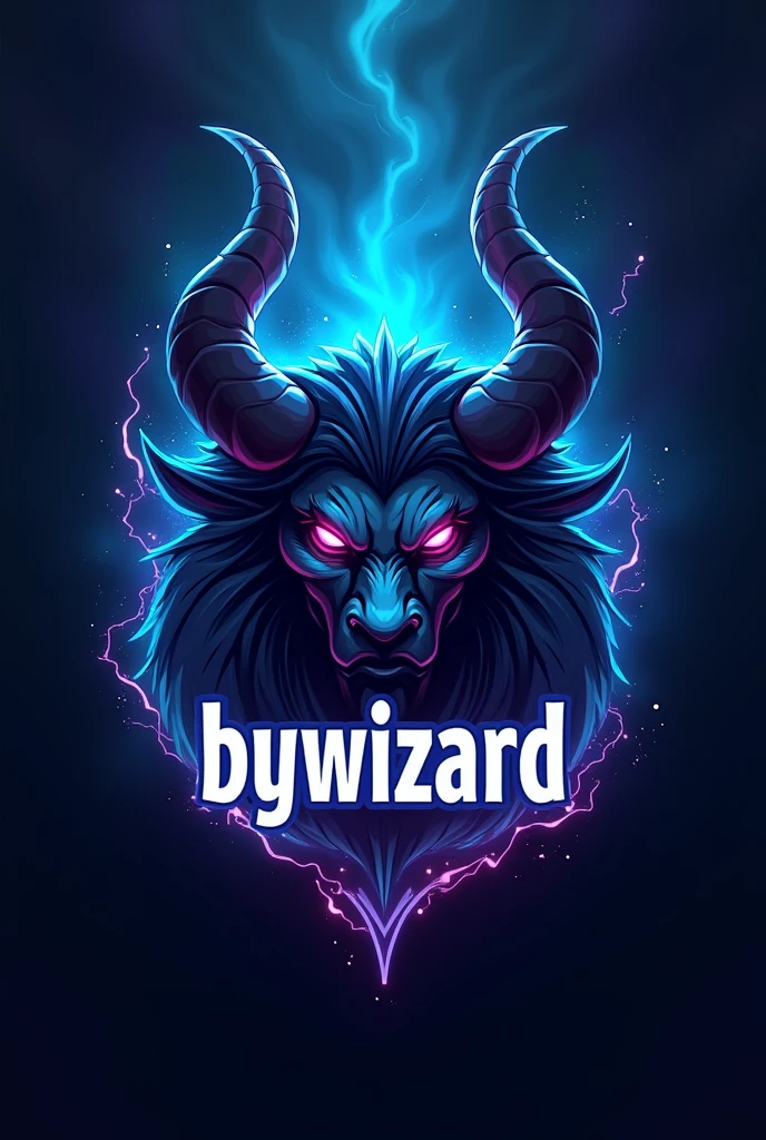 I want a logo for a video game channel, that has a magician as its emblem and the word "bywizard"

It doesn&#39;t look like a logo, Also it doesn&#39;t have the word "bywizard"

Let it be more like a vector Let it not be whole body, from the head Put the word "bywizard" 

I like, Now that it has symbols like those of the character of Alucard from the anime Hellsing Give me another example Focus on making it more of a logo than a wallpaper Make it have more of a wizard characteristic, demonic symbols and decorates the word better "bywizard"

Use cold colors, blue and purple without exception, also iridescent combination 