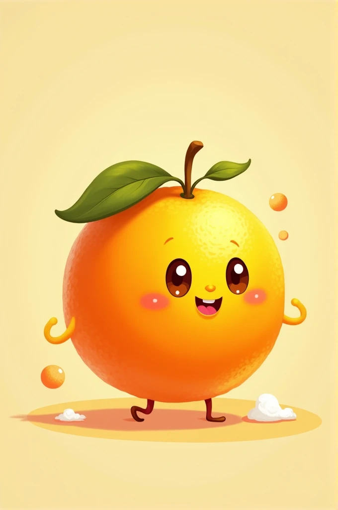 Orange in person 