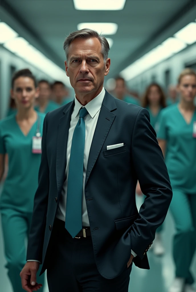Man looking for woman named Erickson Estevez with the best nursing uniforms saying where are my fears