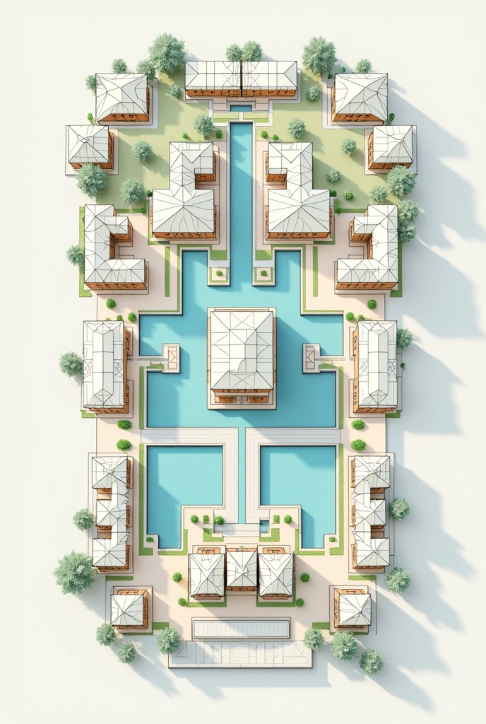 layout plan of a company and how it is distributed