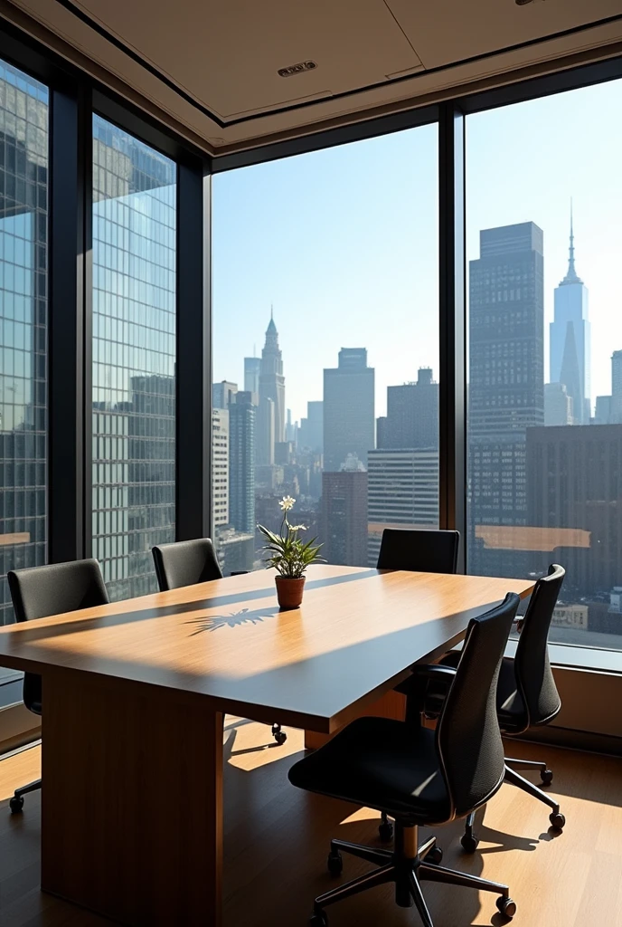 Briebing in office New York