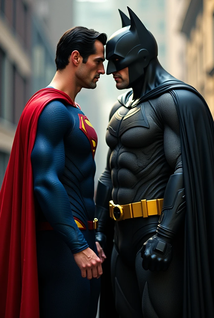 Superman fuck with Batman