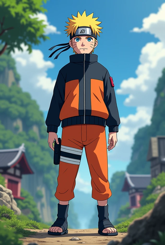 Show me as a main character from Naruto anime