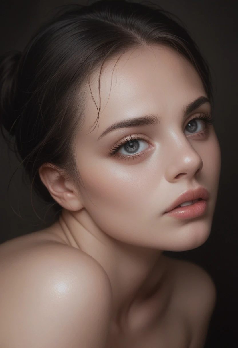 (1 girl, hyper realistic, detailed facial features, beautiful detailed eyes, beautiful detailed lips, extremely detailed eyes and face, long eyelashes, sharp focus, detailed anatomy, erotic, rough sex, anal sex, hardcore, high quality, 8k, cinematic lighting, dramatic colors, dark and moody)