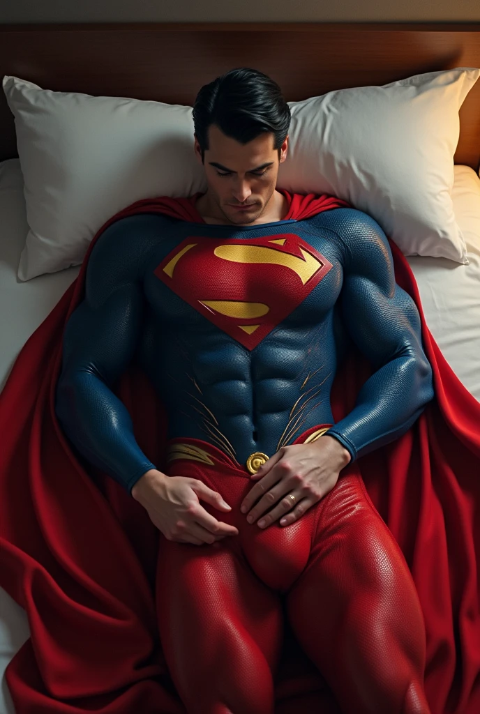 Superman fucked by cr7 in a bed