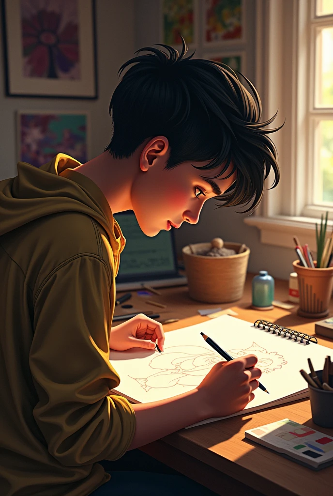 Jorel's brother drawing