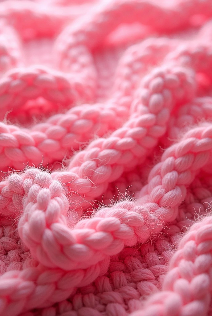 Soft background in hot pink crochet