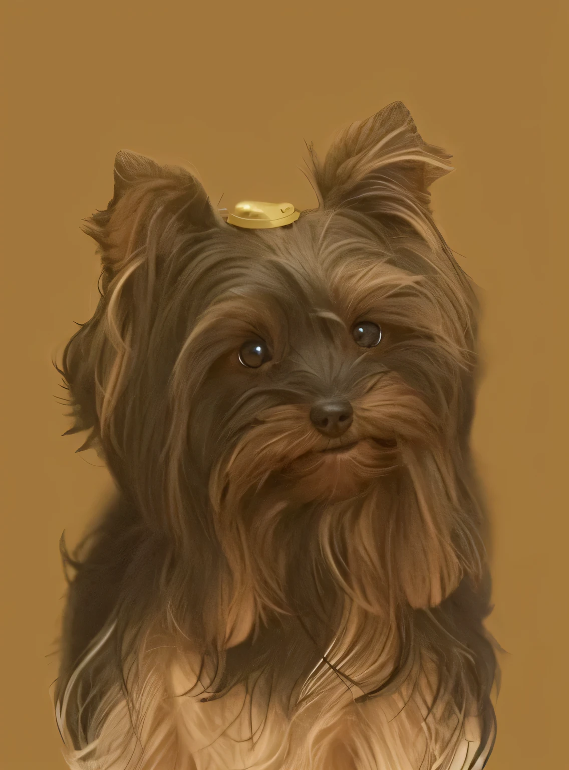 a very cute furry dog, hair drawn like cartoons, Perfectly drawn Eyes, eyes like a cartoon, gorgeous eyes, perfects eyes, She is very happy, She is smiling, the image is very detailed