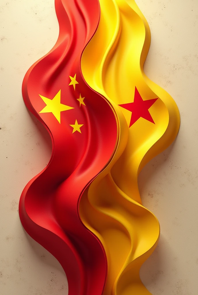 mixes the flag of China and Vietnam
