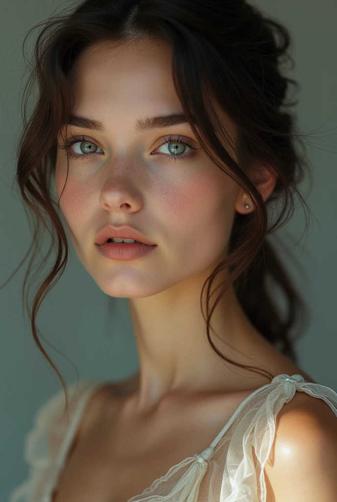 ((1 Russian woman)), (Read Manzanares) (teen model, 15 years old, young)), Unearthly beauty, Slim, Firm chest, soft light, ((David Hamilton style)), Without clothes, Close-up photo, in full height, masterpiece, high quality, photorealistic, 8K, high resolution, detailed skin, DSLR, soft lighting, high quality, grain, Fujifilm XT3