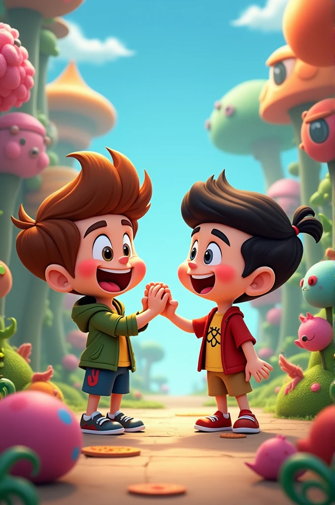 Desenho animado do Cartoon network irmao do Jorel