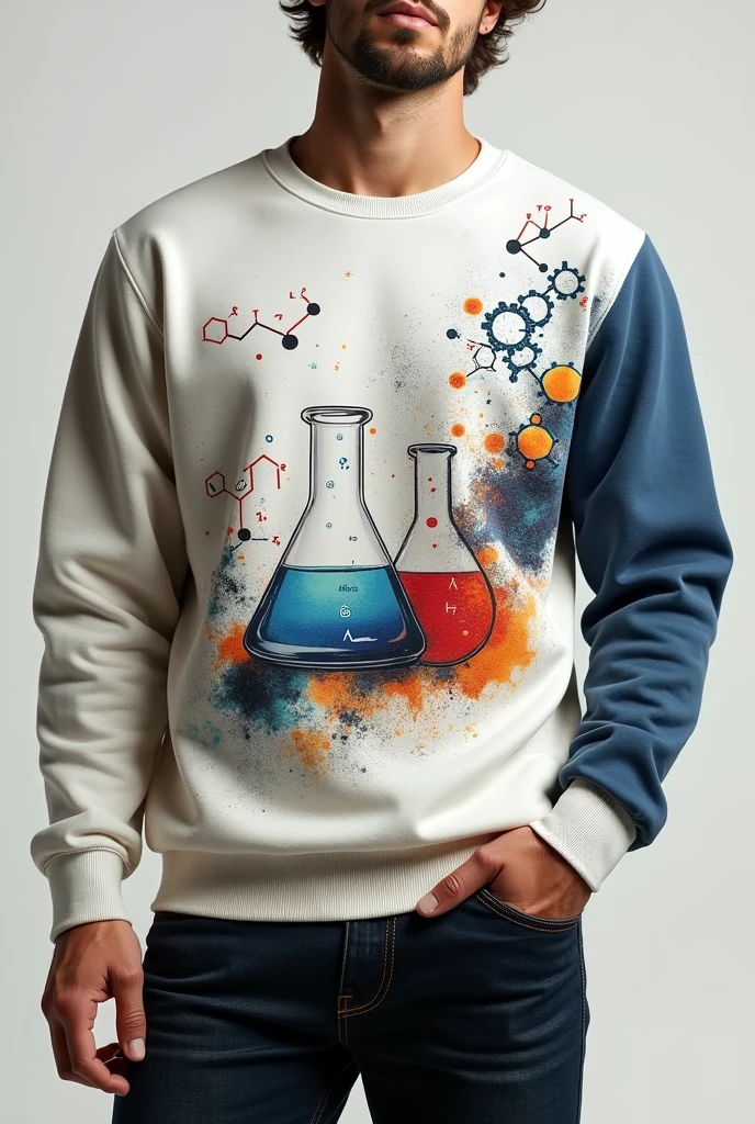 Personalized chemistry-related sweatshirt