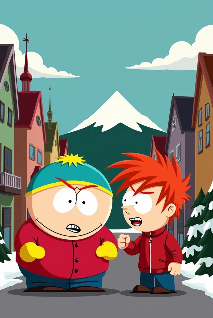 Erick Cartman y Kyle 