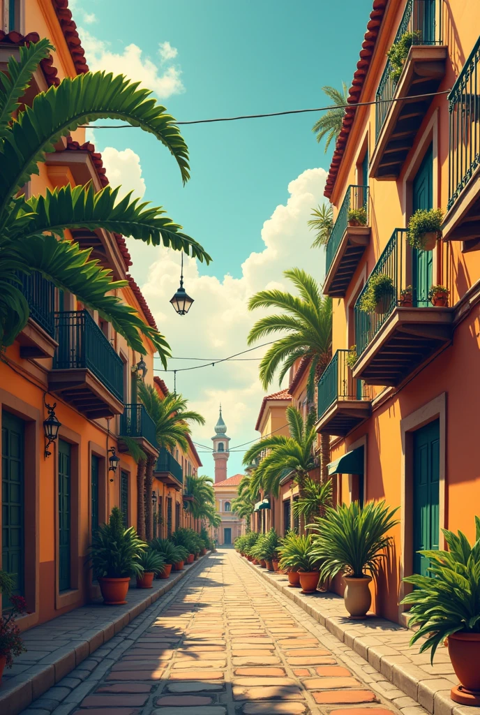 Generate a picture with Latin American elements，Cover for business communication