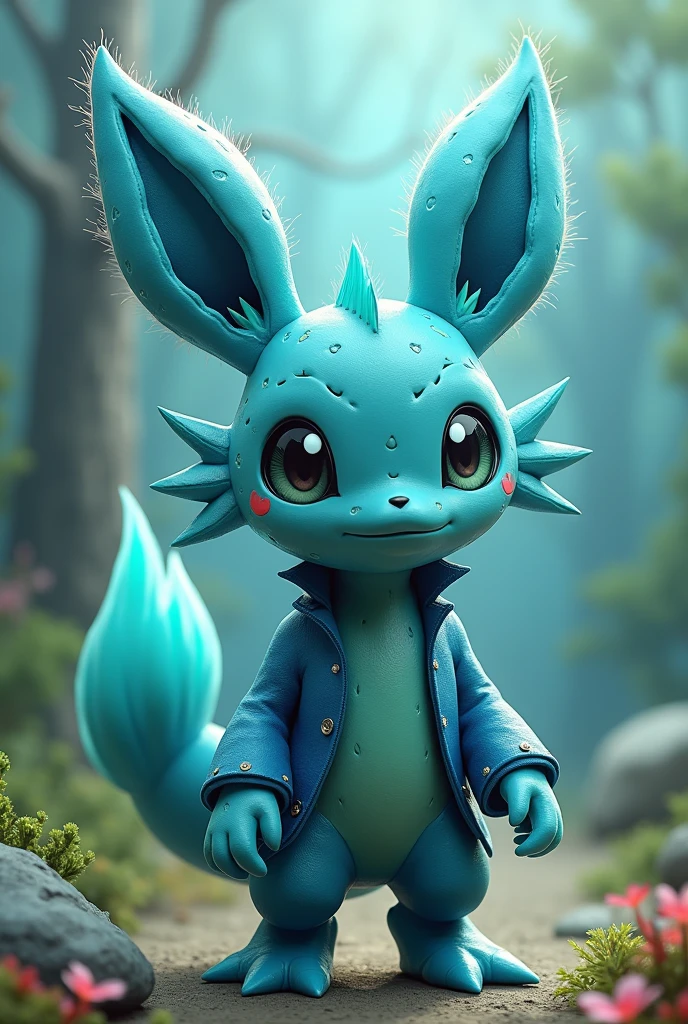 A Cactus in a Vaporeon Suit

