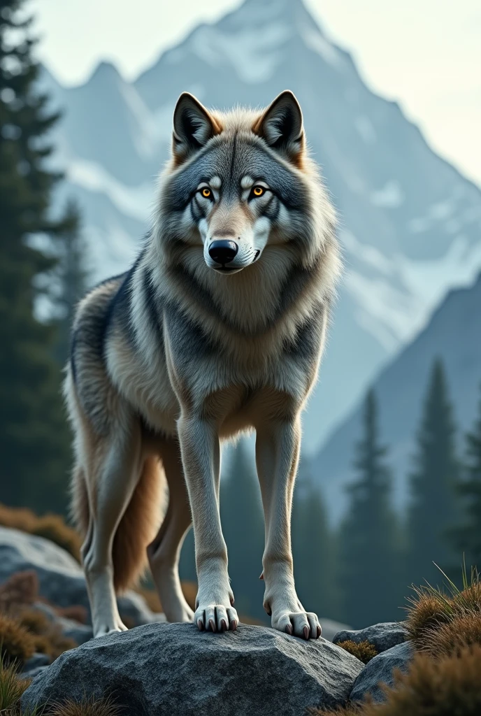 Image of a wolf 
