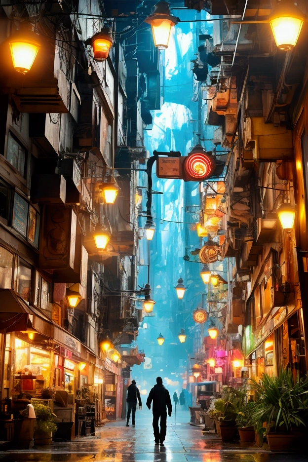 malenc.SW, obra de arte, melhor qualidade, (sci-fi:1.2), Rua, DOF, (Ciberpunk:1.15),néon, mudar o background para algo como galáxia, RAW photo, full sharp, (FullHD epic wallpaper) 8k uhd, dslr, soft lighting, high quality, film grain, Fujifilm XT3, issed by the warmth of a thousand suns, flows around his face, radiating an inner light that melts away shadows and doubt. His eyes, the color of a summer sky, sparkle with unwavering optimism, a beacon of hope even in the darkest of times. His smile, genuine and infectious, could melt the frost from a winter's heart. He carries a weathered lute slung across his back, its wood worn smooth by countless stories sung and spirits lifted. Its melodies, imbued with the warmth of the sun and the joy of life, inspire courage in the faint of heart and remind even the weariest soul of the beauty that still exists in the world. BREAK, realistic, perfect quality, best quality, ultrasharp, ultradetailed, perfect quality, masterpiece, intricated details, punk, Splash, splashes, splashing, explosion, exploding smoke, smokkk, colorfull cyan, hotify, vivid colors, View your viewers, Cinema Lighting, (manga:1.1), (Various cluttered and messy backgrounds:1.1), (Particles of light), (Rich details),(amazing), (Dynamic point of view shots, Medium Shot), Portraiture, (Sharp focus) , Colorful light, night, (cyber punk shopping mall background), standing in a shopping mall, Futuristic, ((cyber punk background)),