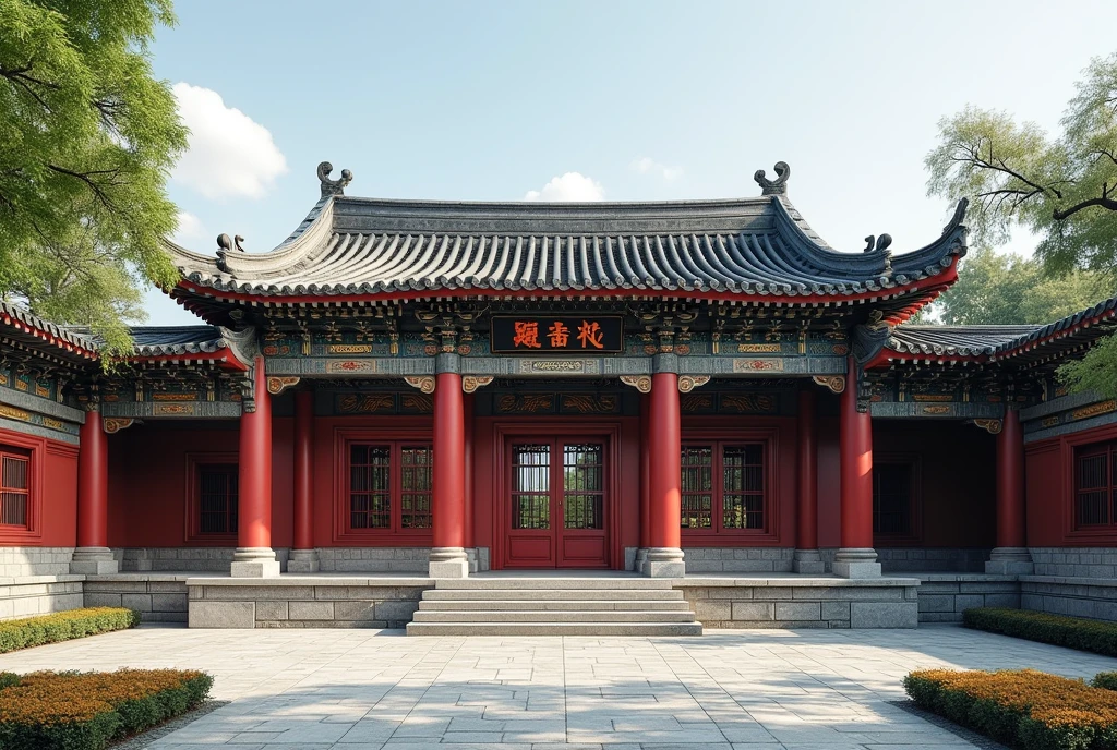 When we imagine a palace that combines Shaanxi and Polish-Lithuanian architectural styles，A more balanced effect can be achieved by adjusting design elements：

The palace still stands in a vast courtyard.，Surrounded by towering ancient trees and gorgeous flowers。The main building of the palace adopts elements of traditional Shaanxi architecture.，Including the glazed tiles with raised eaves、Flying eaves and red walls and black tiles。These features highlight the majesty and grandeur of ancient Chinese royal architecture.。

The design of the palace exterior，Added Polish and Lithuanian style art deco，For example, European-style carved window lattices and exquisite murals。Lithuanian influences are reflected in the artistic carvings on the palace walls.，Showing the exquisiteness of Eastern European architecture and the aesthetics of geometric patterns。

Enter the Palace，The first thing that catches your eye is the towering atrium.，The atrium is surrounded by an ancient stone colonnade，Supporting the dome on the roof。The columns in the atrium are decorated with Polish and Lithuanian carvings.，Such as bronze statues and exquisite murals，The surrounding Shaanxi-style painted buildings and carved beams complement each other.。

The palace&#39;s interior layout is carefully designed，Maintains the symmetrical aesthetics of Shaanxi Palace，It also incorporates Polish and Lithuanian interior decoration。Polish tiles on the floor，Each piece is inlaid with exquisite patterns。The furniture and furnishings in the room combine Eastern and Western elements.，Such as Shaanxi&#39;s mahogany furniture and Polish wood carvings。

In summary，The palace showcases the solemnity of Shaanxi architecture and the artistic refinement of Polish and Lithuanian architecture.，Through delicate design and integration，Create a unique and charming architectural style。