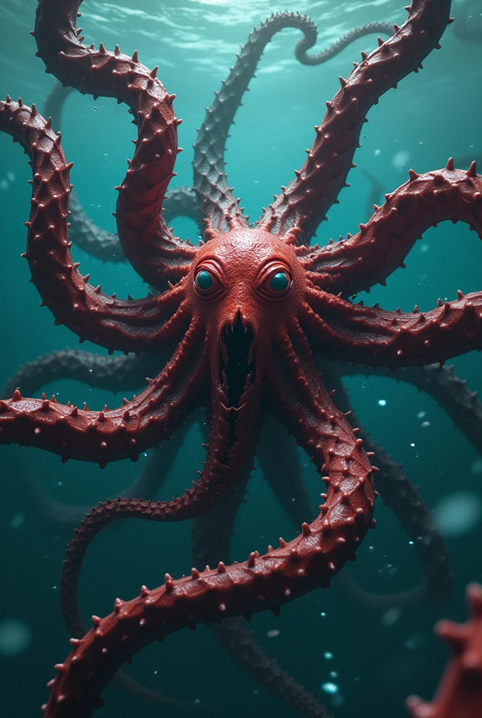 Waifu being penetrated by multiple tentacles 