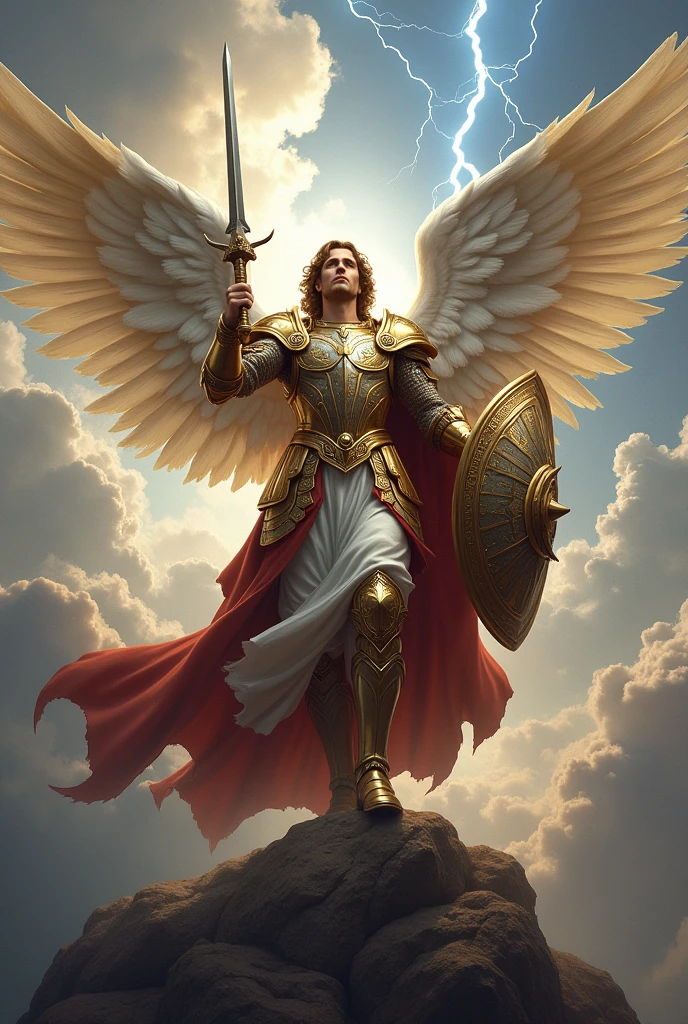 Make an illustration of Saint Michael the Archangel