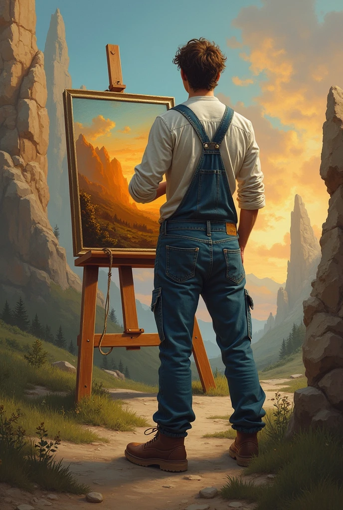 make a painter who earns 1 real