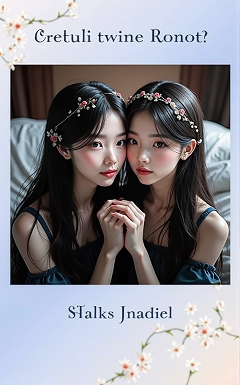 Identical twin sisters in love