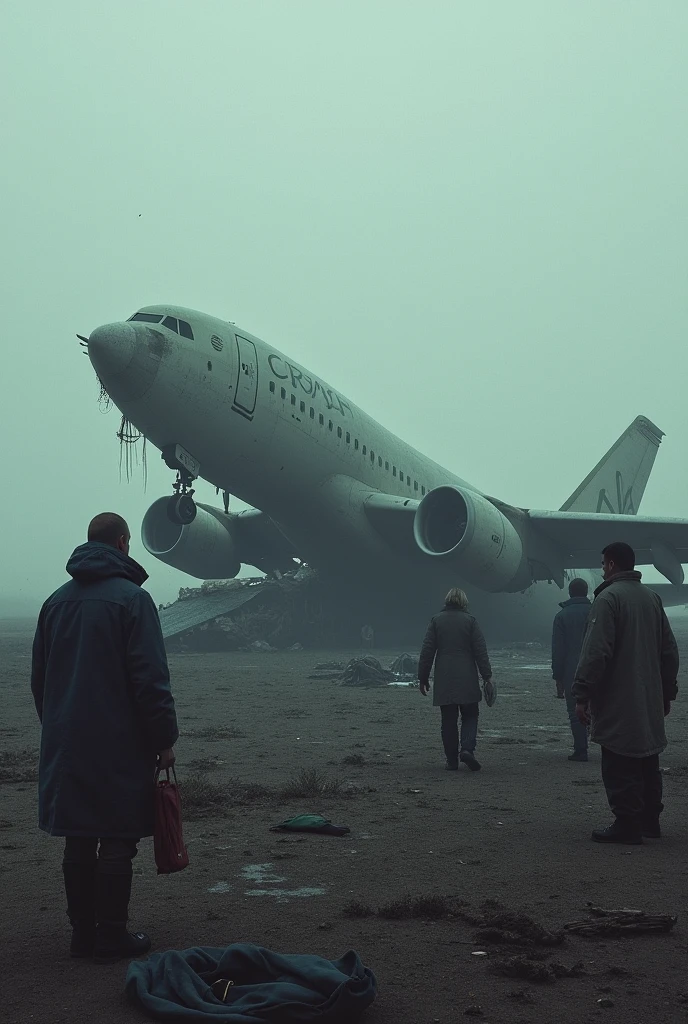 A plane with human remains