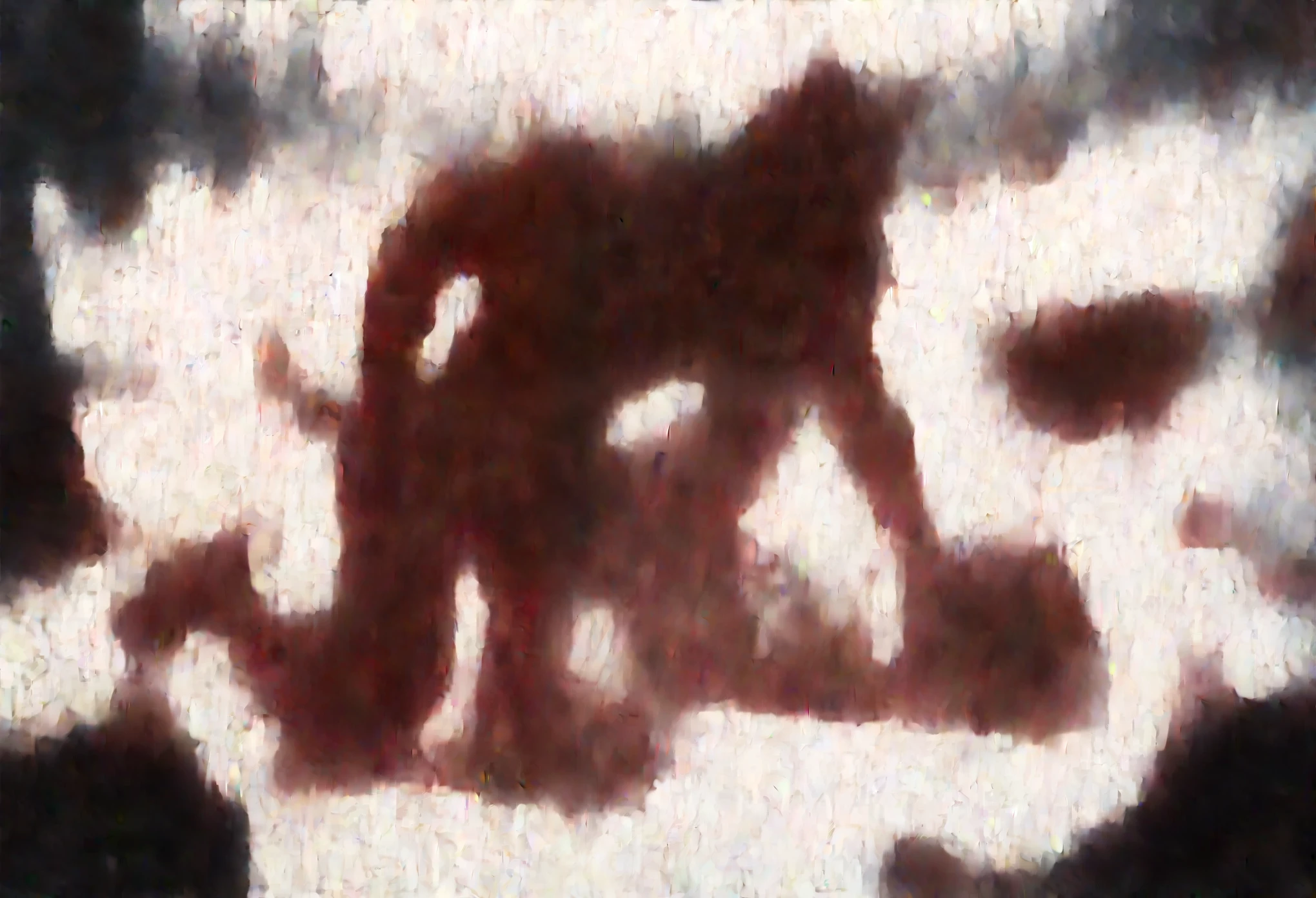 NSFW (nude) ((Anna ((human)) medium breasts, strip of pubic hair)) vaginal penetration fucking (((nude male furry red dog with red dog penis))), full body, in a deserted snowy landscape