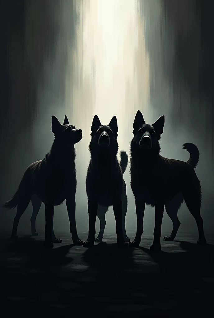 As soon as it says Animal Time, with dogs in shadow style background