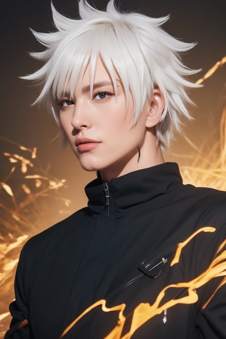 A man with short black hair. Hunter look, black eyes, armenian,  
,Best Quality, High Quality