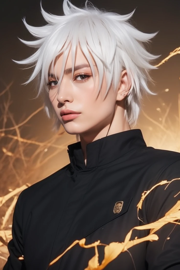 A man with short black hair. Hunter look, black eyes, armenian,  
,Best Quality, High Quality