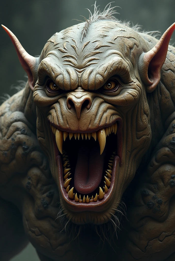 Battle Ogre Mask , drawning, high qualiy
