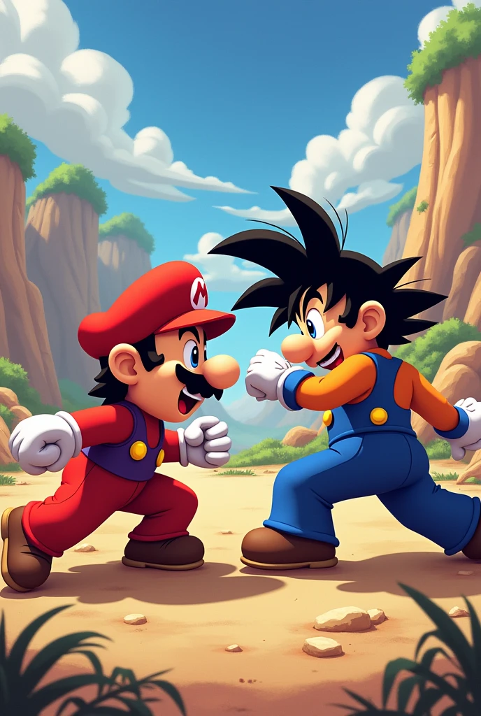 Have Mario fighting Goku